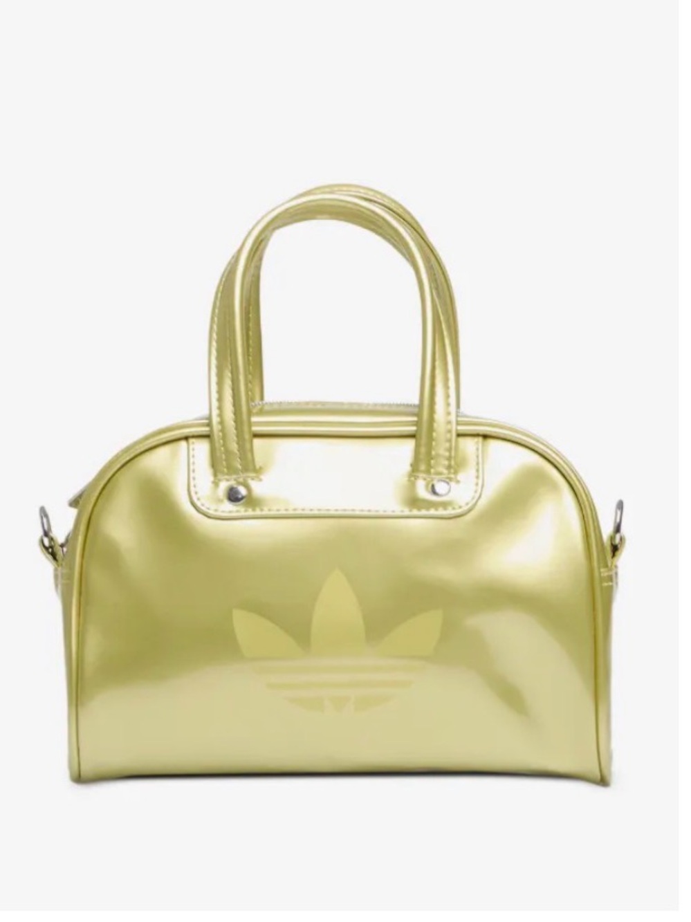 Nwt adidas Metallic Gold Dome Satchel Handbag - Women's Fashion Bag